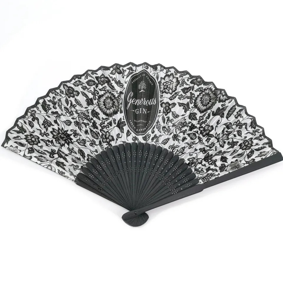 Promotional bamboo folding fans