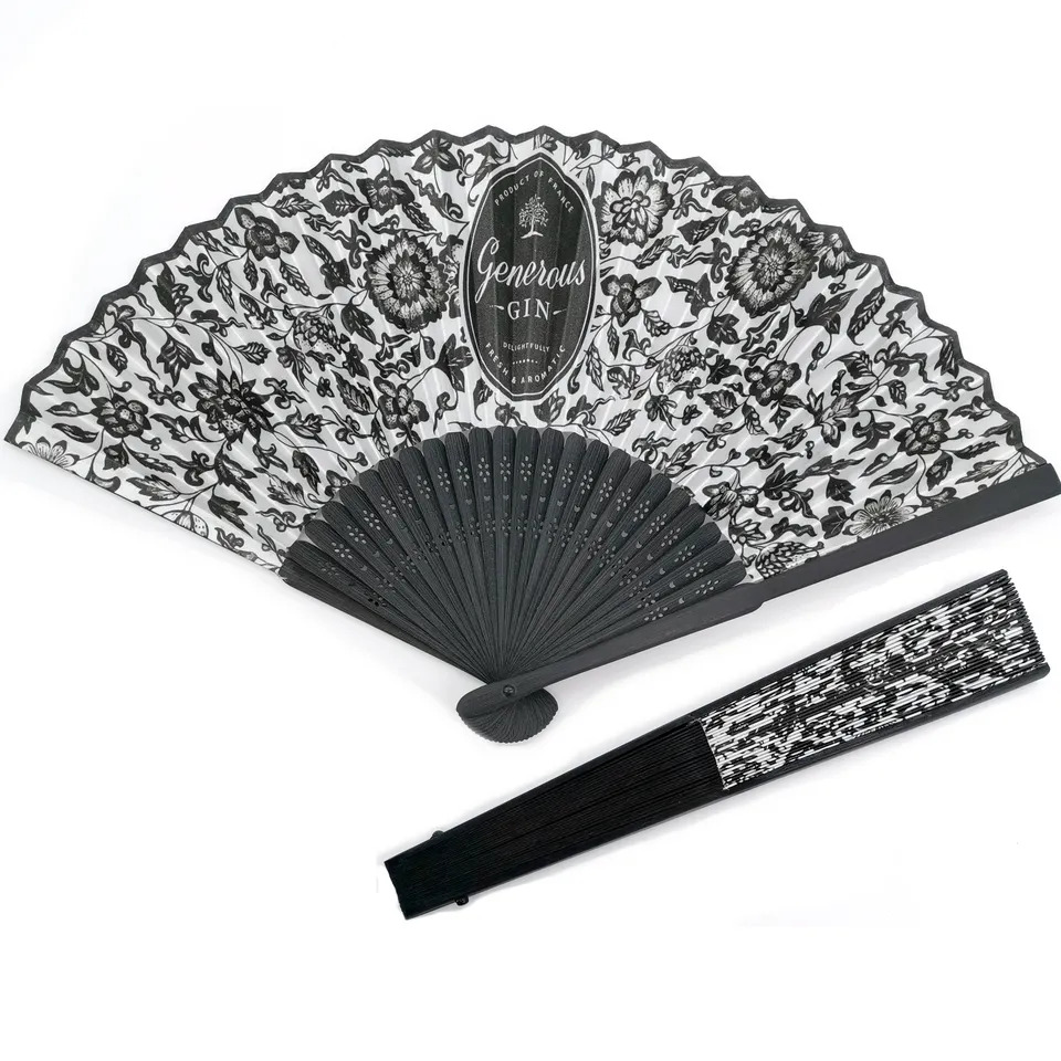 Promotional bamboo folding fans