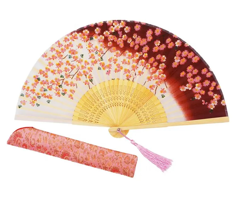 Promotional bamboo folding fans