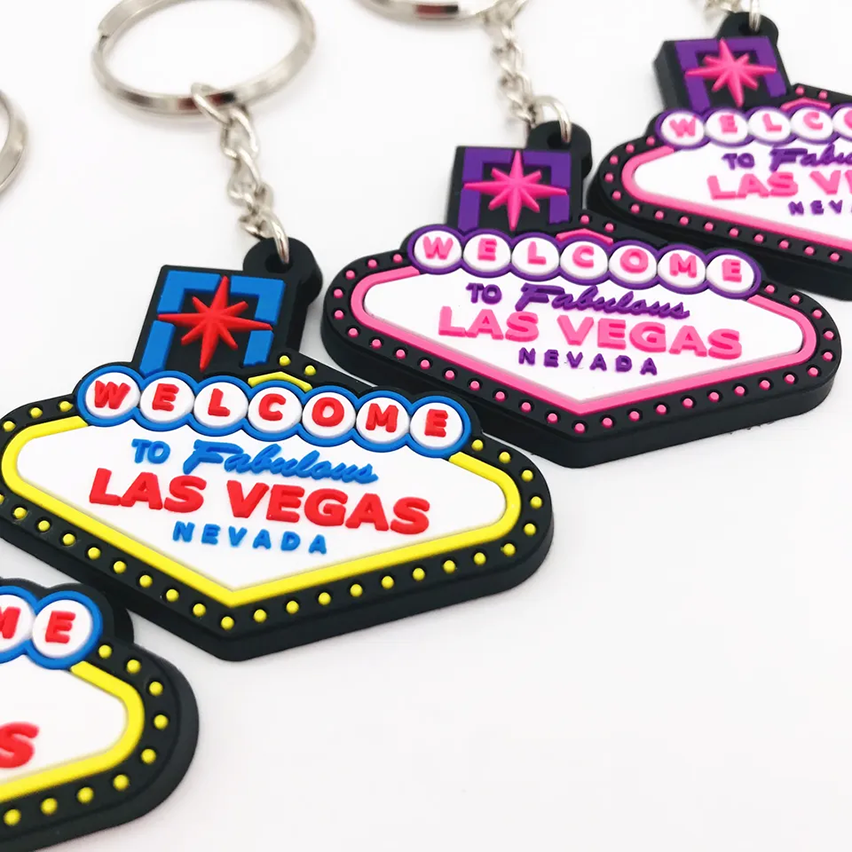 Custom rubber keychains