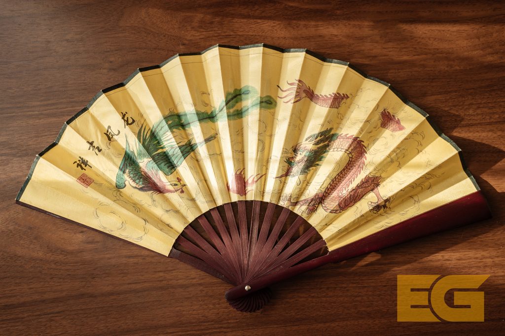 Japanese style promo hand fans