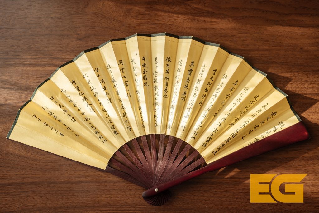 classy custom hand fans